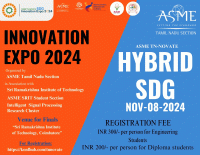 ASME TN-NOVATE: SDG Innovation Expo 2024 National Level Project Expo Poster
